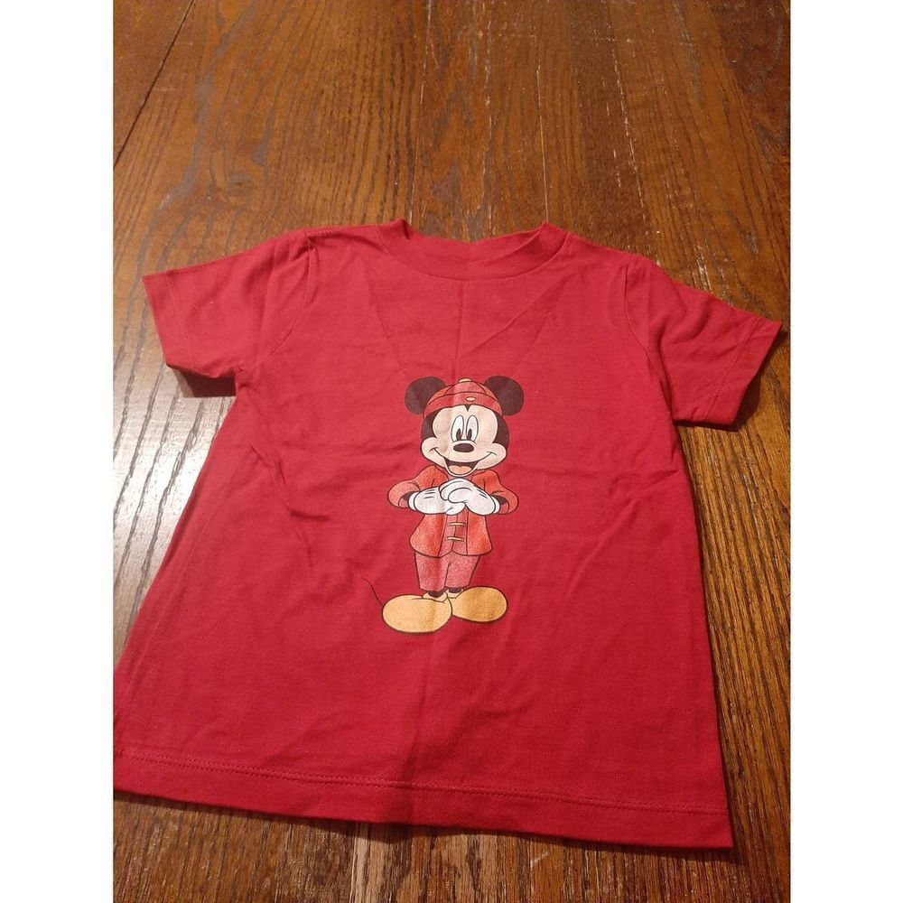 New Size 3T Disney Mickey Mouse Short Sleeve Tee T-Shirt Top NWT